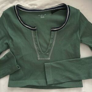 Urban Outfitters - Out From Under Go For Gold Seamless Long Sleeve Top